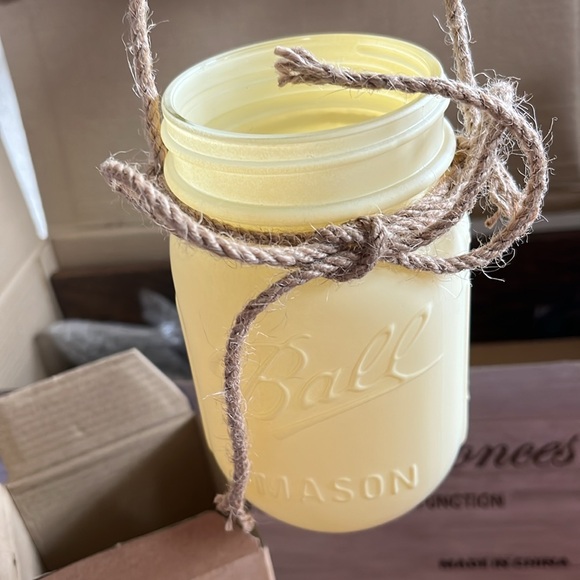 Brand New Rustic Wood Wall Sconces Set Mason Jar LED Fairy Lights Remote Control - Picture 6 of 14